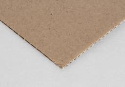 336g carton micro cannelure kraft brun