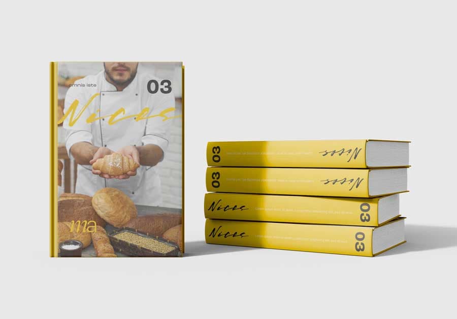 Produit sur mesure Brochures avec reliure dos cousu collé