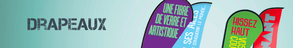 Impression drapeaux
