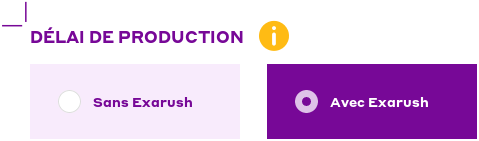 Commandez avant 10h : nous produirons le jour-même pour une livraison le lendemain !