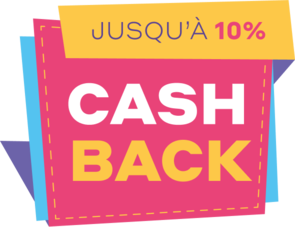 10% de cashback grâce au programme fidélité Exaclub